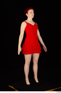 Vanessa Shelby red dress standing whole body 0002.jpg